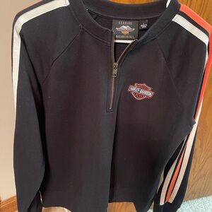 Harley-Davidson Ladies Black Genuine MotorClothes Sweatshirt